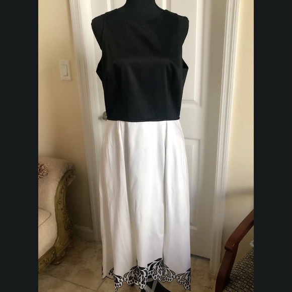 Tahari by Arthur S. Levine’s Cotton Colorblock Dress - Picture 2 of 12